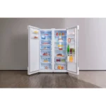 یخچال و فریزر دوقلو 17 فوت دیپوینت مدل MAX-D، دارای نمایشگر و بدون برفک، با ارتفاع 180، پهنای 60 و عمق 63 سانتی_متر، میزان مصرف انرژی A+، دارای 5 طبقه در یخچال و 5 کشو در فریزر، لزوم اتصال به شیر آب دارد 5