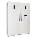 یخچال و فریزر دوقلو 40 فوت دیپوینت مدل D5i، دارای نمایشگر و بدون برفک، با ارتفاع 180، پهنای 60 و عمق 63 سانتی_متر، میزان مصرف انرژی A+، دارای 5 طبقه در یخچال و 6 کشو در فریزر، لزوم اتصال به شیر آب دارد، دارای سیستم نوفراست 5