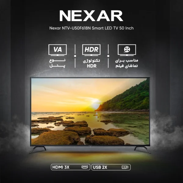 slot gacor --pro(2waybet) - تلویزیون هوشمند ال ای دی نكسار مدل NTV-U50F618N - تصویر 2