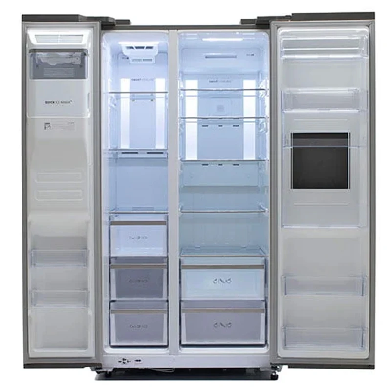 یخچال فریزر 26 فوت اسنوا مدل SBDi-L300-SW با ارتفاع 180، پهنای 82 و عمق 75.3 سانتی متر، میزان مصرف انرژی A+، دارای 3 طبقه در یخچال و 3 کشو در فریزر، دارای سیستم نوفراست