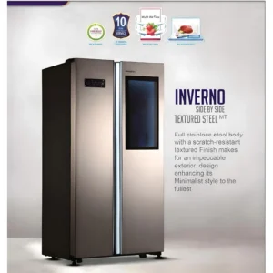 یخچال و فریزر ساید بای ساید 32 فوت استیلون مدل INVERNO