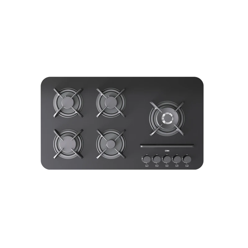 اجاق گاز صفحه‌ای پنج شعله کن مدل پاردیک
