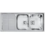 سینک ظرفشویی استیل اخوان مدل 500 توکار